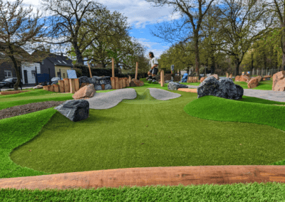 Adventure Minigolf Duisburg Bahn Fußballer
