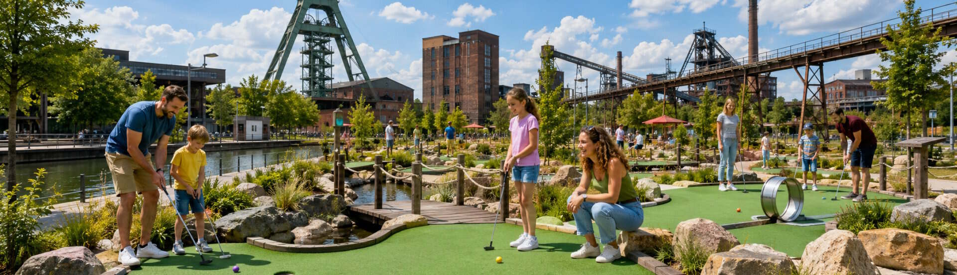 Minigolfbahnen im Ruhrgebiet Slider Minigolf im Ruhrgebiet